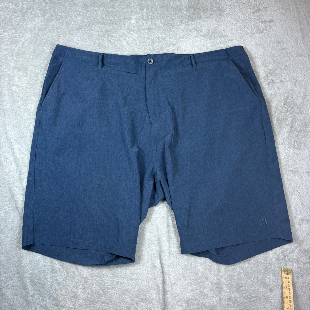 Dixxon Shorts Mens 48 Hybrid Stretch Blue Heathered Casual Active